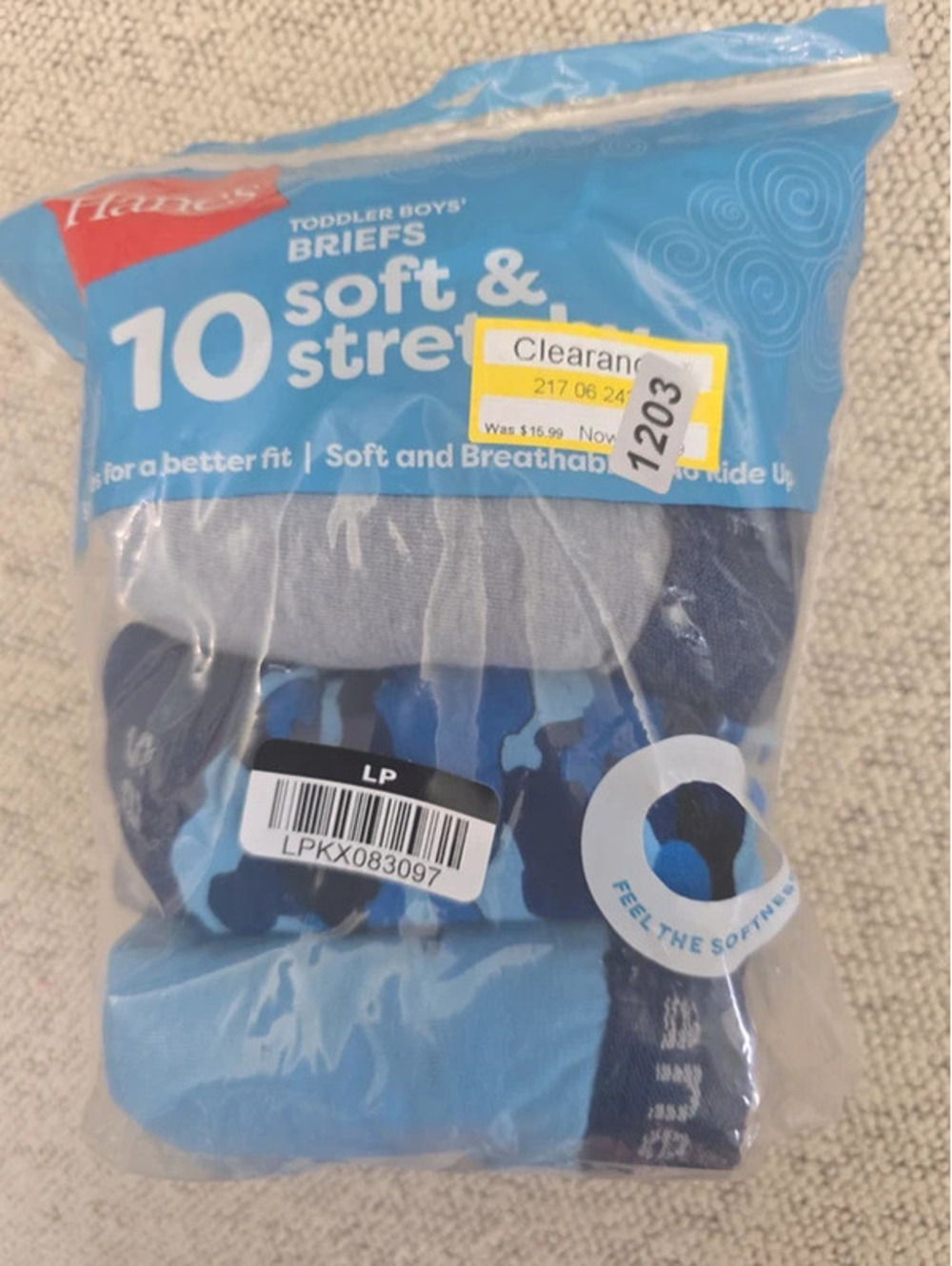 4t/5t brand new toddler briefs item, 1203 bin 22